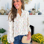 Kayla Ivory Ivy Lane Top Mary Square