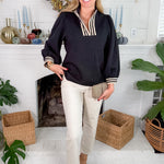 Keeler Black Quarter Zip Top Jodifl