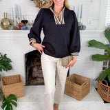Keeler Black Quarter Zip Top Jodifl