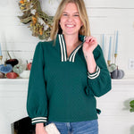 Keeler Hunter Green Quarter Zip Top Jodifl 