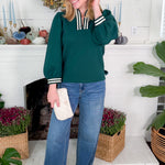 Keeler Hunter Green Quarter Zip Top Jodifl 