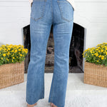 Kelsey Acceptance High Rise Inset Leg Ankle Flare Jean KUT 