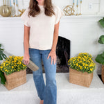 Kelsey Acceptance High Rise Inset Leg Ankle Flare Jean KUT 