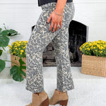 Kelsey Light Washed Cheetah Jeans KUT