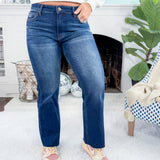 Kelsey Royal High Rise Fab Ab  Ankle Flare Jean KUT