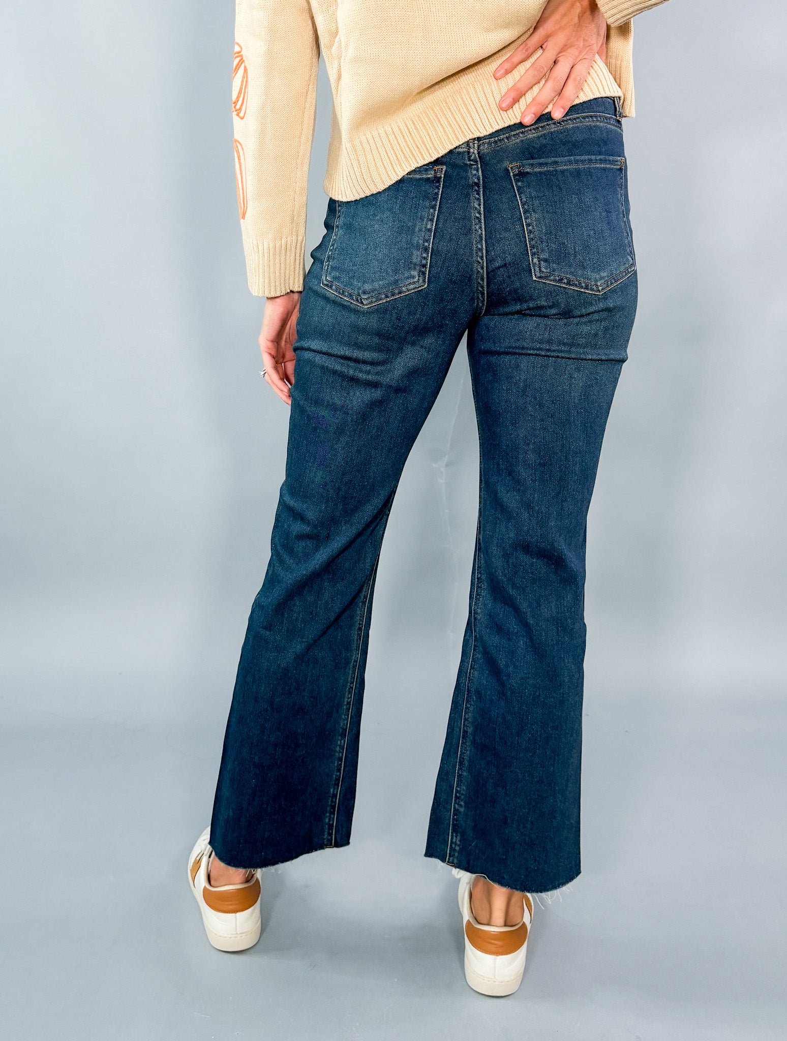 Kelsey Unusual High Rise Fab Ab Ankle Jeans KUT