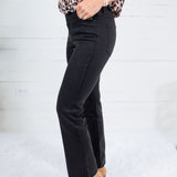 Kelsey Black Ankle Flare Jean Kut