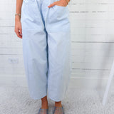 Kimball Pale Blue Oxford Striped Pocket Pants