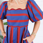 Kimmie Rugby Stripe Maxi Dress Entro