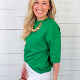 Kingsley Shamrock Knit Top Entro