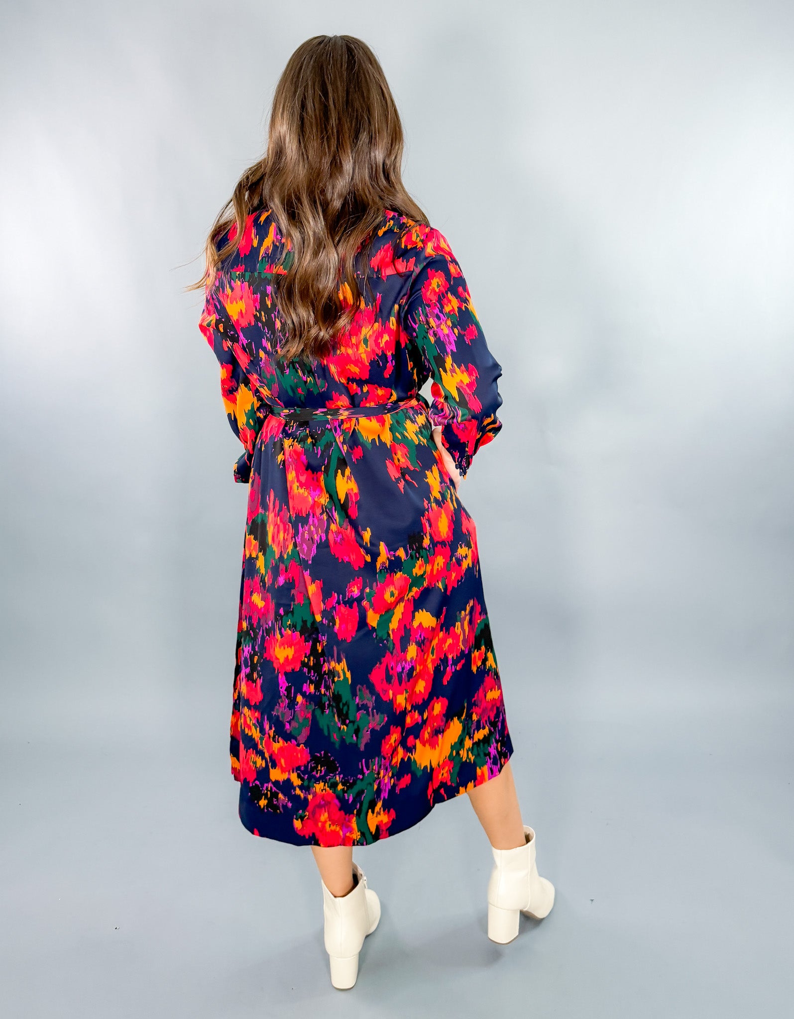 Klausen Ink Multi Midi Dress Pinch