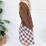 Kline Cream Cowl Neck SS Sweater Molly Bracken