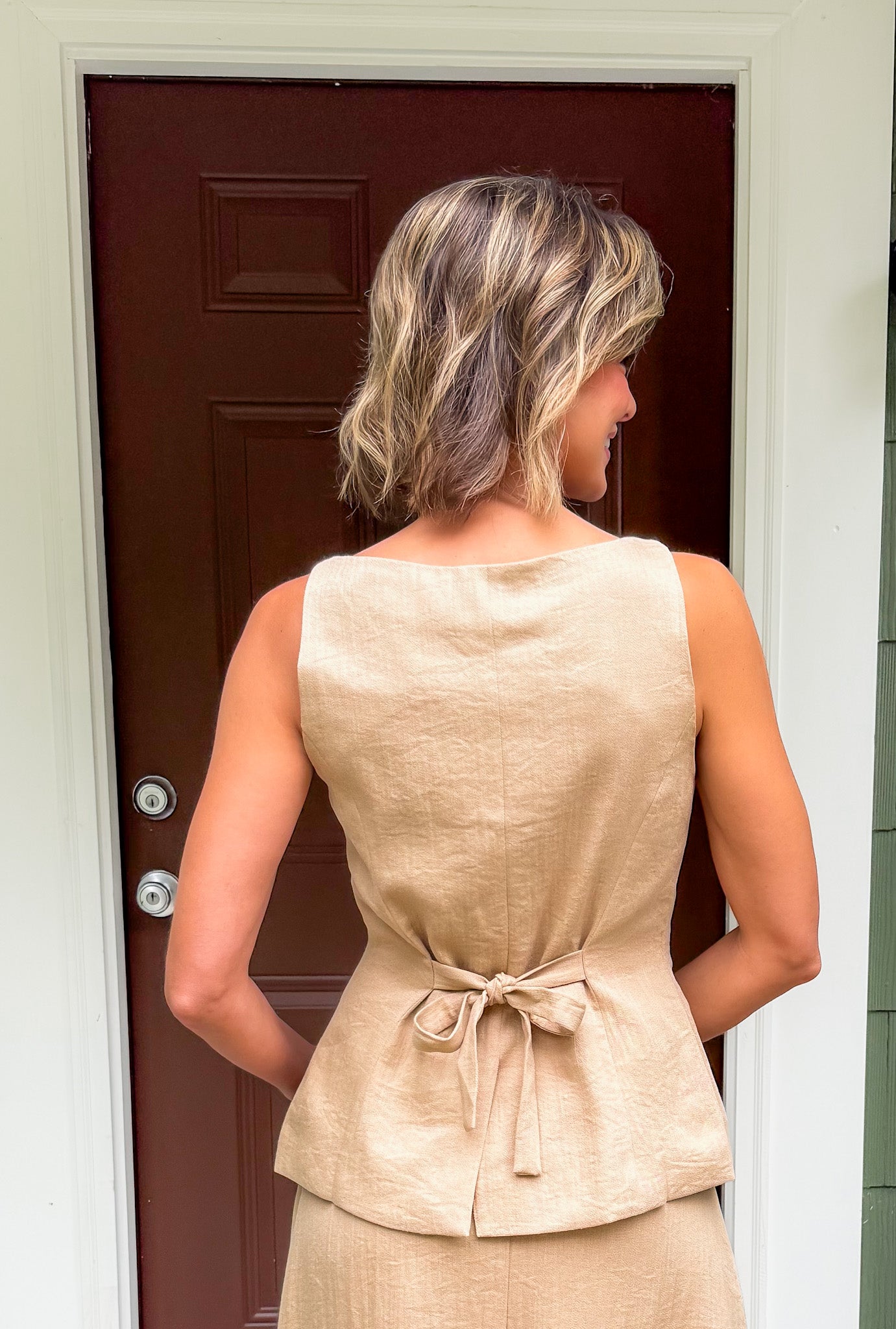 Kori Flax Vest Lucy Paris