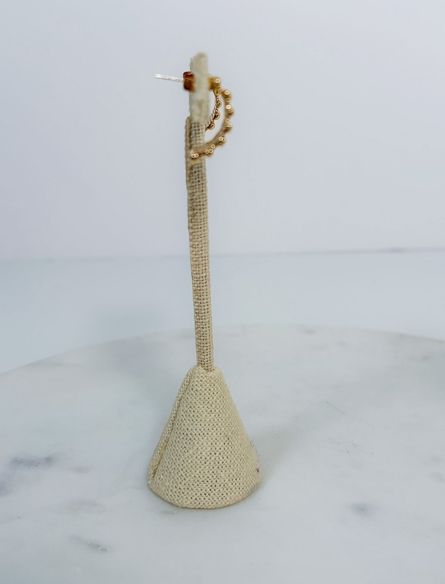 Kostas Ribbed Gold Earrings