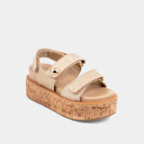 Lucille Gold Woven Sandals