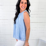 Langley Sky Blue Bib Front Top JODIFL