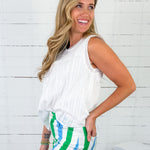 Langley White Bib Front Top JODIFL