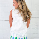 Langley White Bib Front Top JODIFL