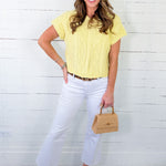 Lark Lemon Cable Sweater Entro