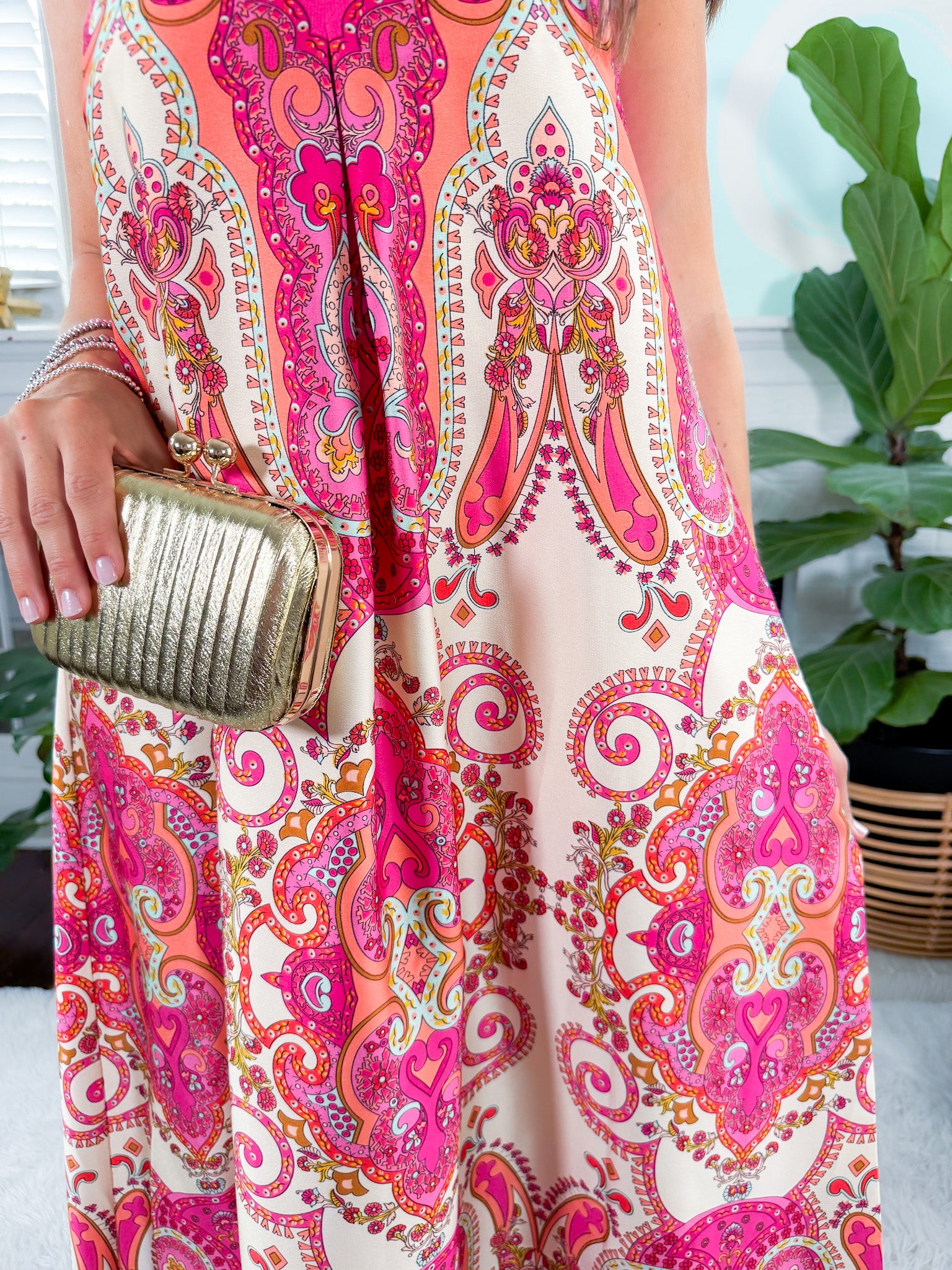 Lauren Pink Daphne Maxi Dress Molly Bracken