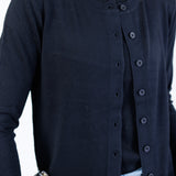 Leah Black Ultra Soft Crewneck Cardigan Be Cool