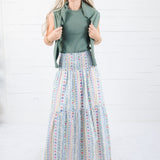 Leah Spruce Ultra Soft Crewneck Cardigan Be Cool