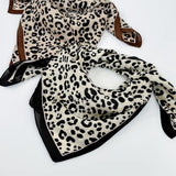 Leopard Bandana Square Scarf