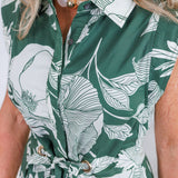 Tilly Fern Botanical Maxi Dress