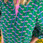 Lia Green Honey Vines Top Mary Square
