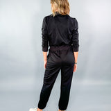 Lillian Black Knit Jumpsuit