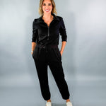 Lillian Black Knit Jumpsuit