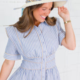 Linton Striped Shirt Dress