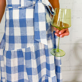 Linzie Blue Buffalo Tie Maxi Skirt
