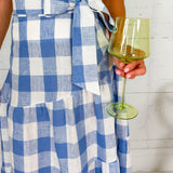 Linzie Blue Buffalo Tie Maxi Skirt