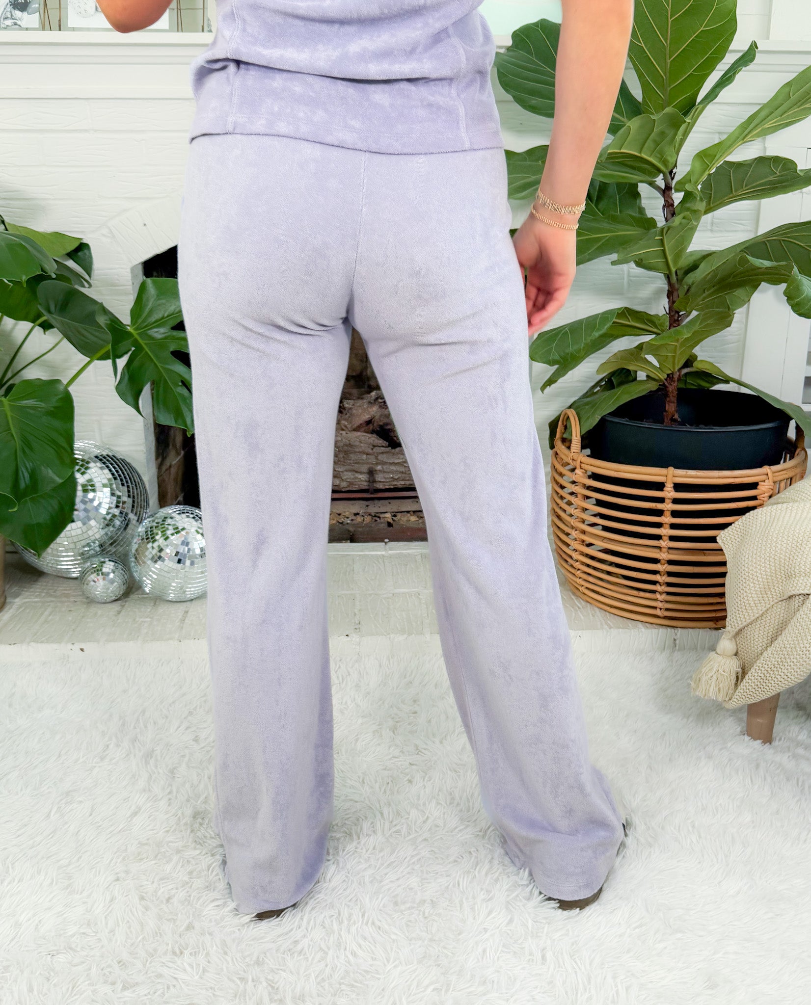 Lionel Lilac Wide Leg Pants BOBI