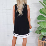 Lola Black Mini Shift Dress THML 