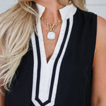 Lola Black Mini Shift Dress THML 