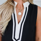 Lola Black Mini Shift Dress THML 