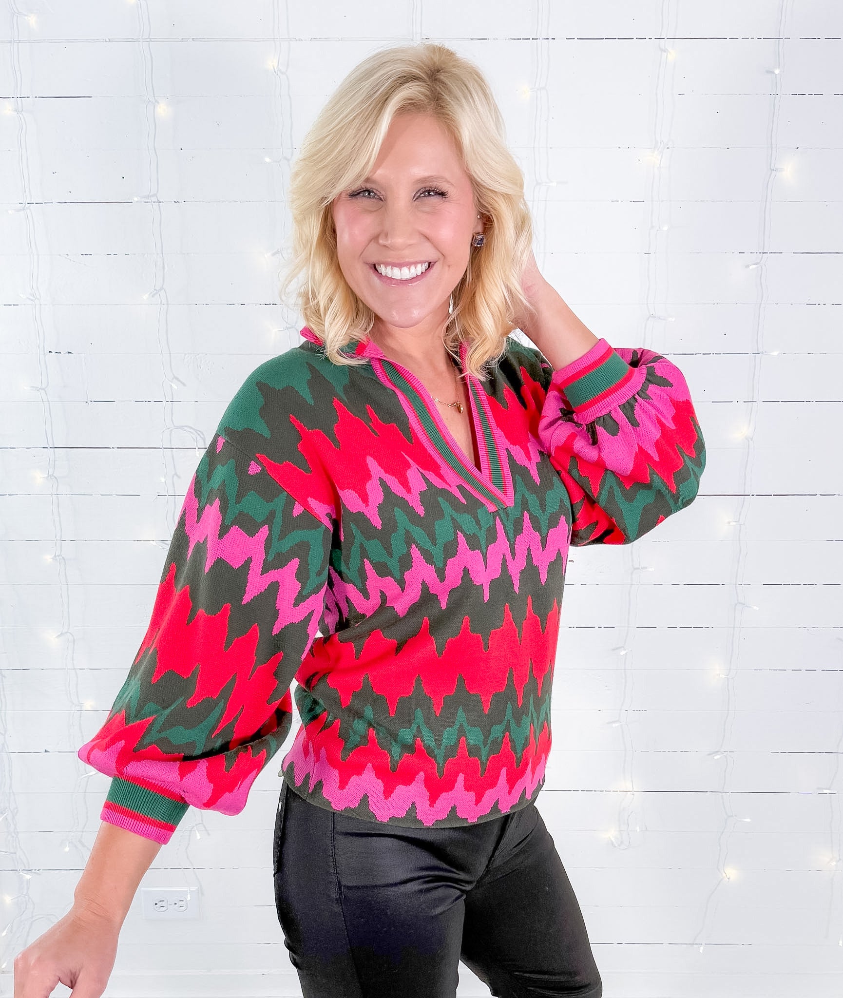 Lolli Ruby Ripple Sweater Emily McCarthy