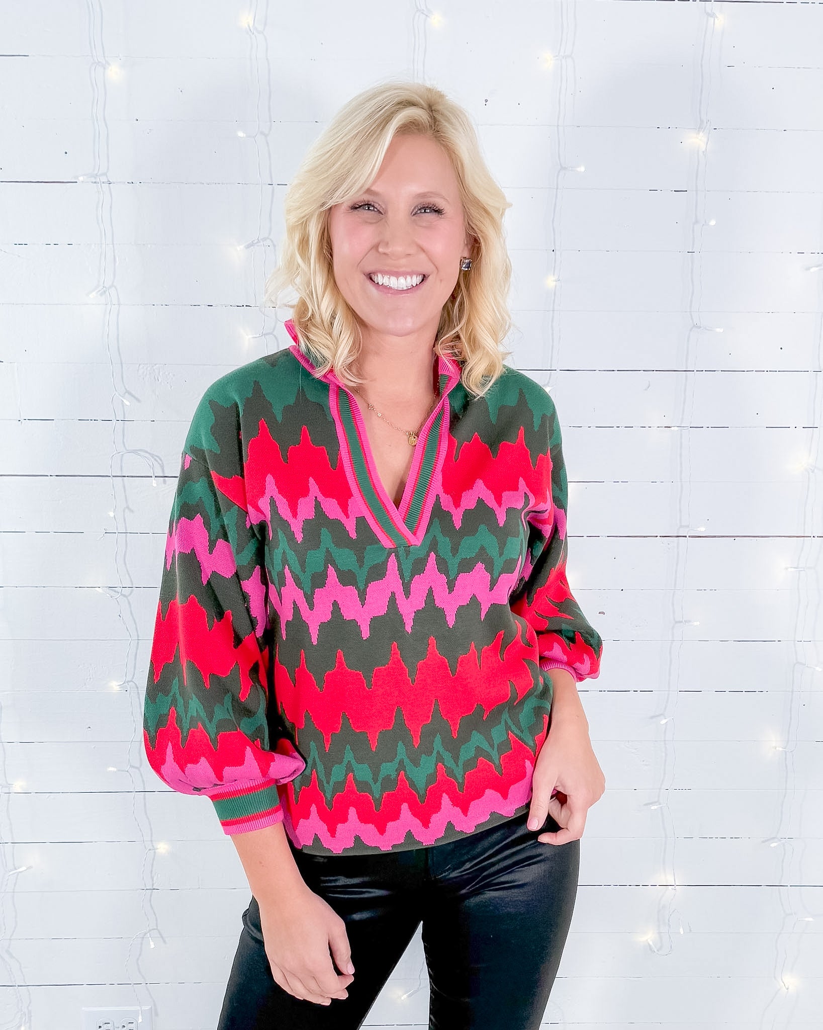 Lolli Ruby Ripple Sweater Emily McCarthy