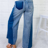 Long Beach Two Tone Jeans