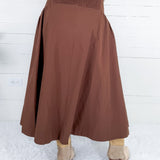 Lorna Chocolate Banded Waist Skirt Wishlist