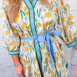 Lourdes Lemons Mini Dress Entro