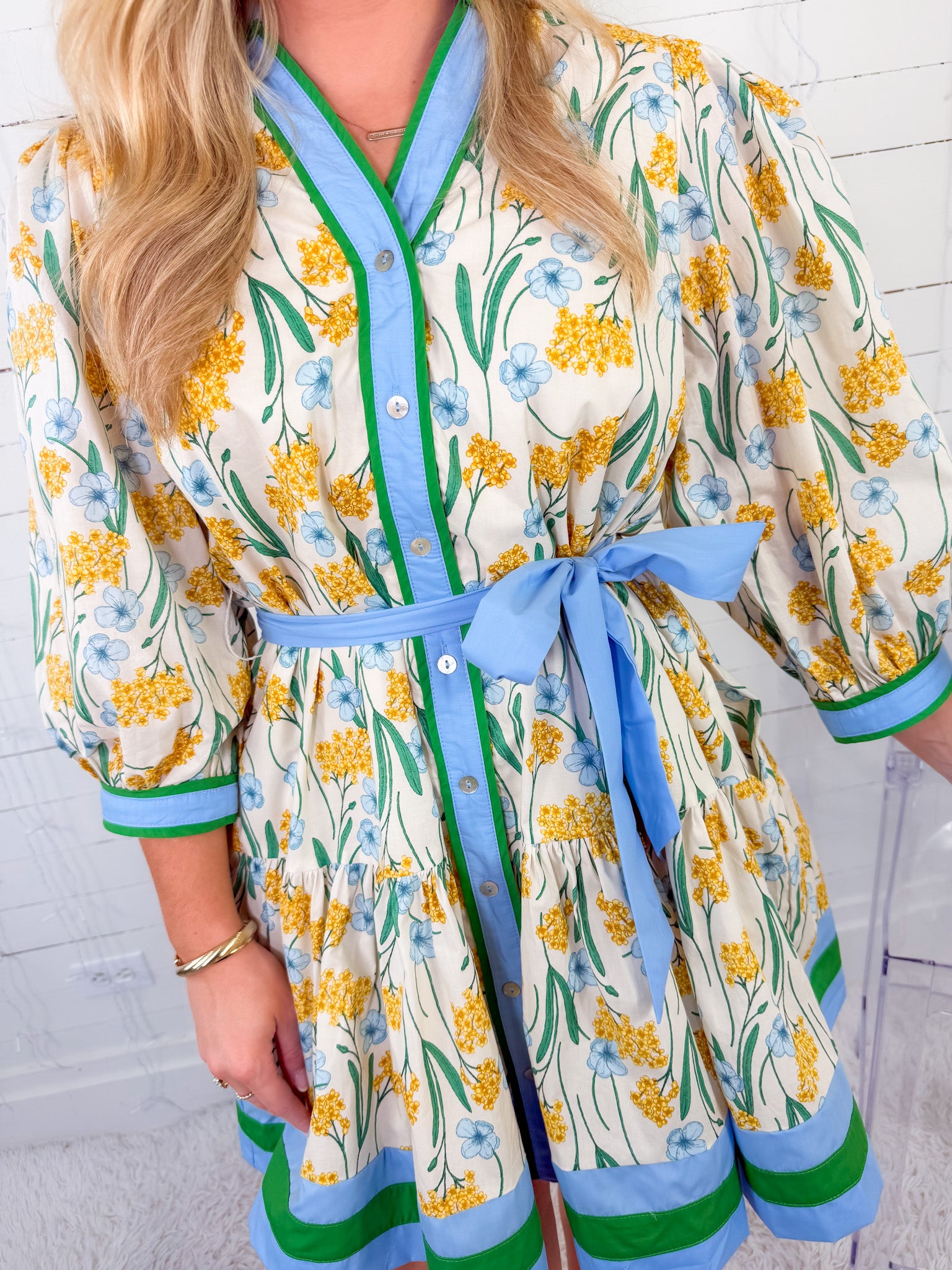 Lourdes Lemons Mini Dress Entro