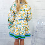Lourdes Lemons Mini Dress Entro