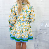 Lourdes Lemons Mini Dress Entro