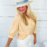 Lovey Sunset Yellow Top PINCH