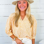 Lovey Sunset Yellow Top PINCH