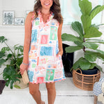 Luisa Tropical Tides Shift Dress Prosperina