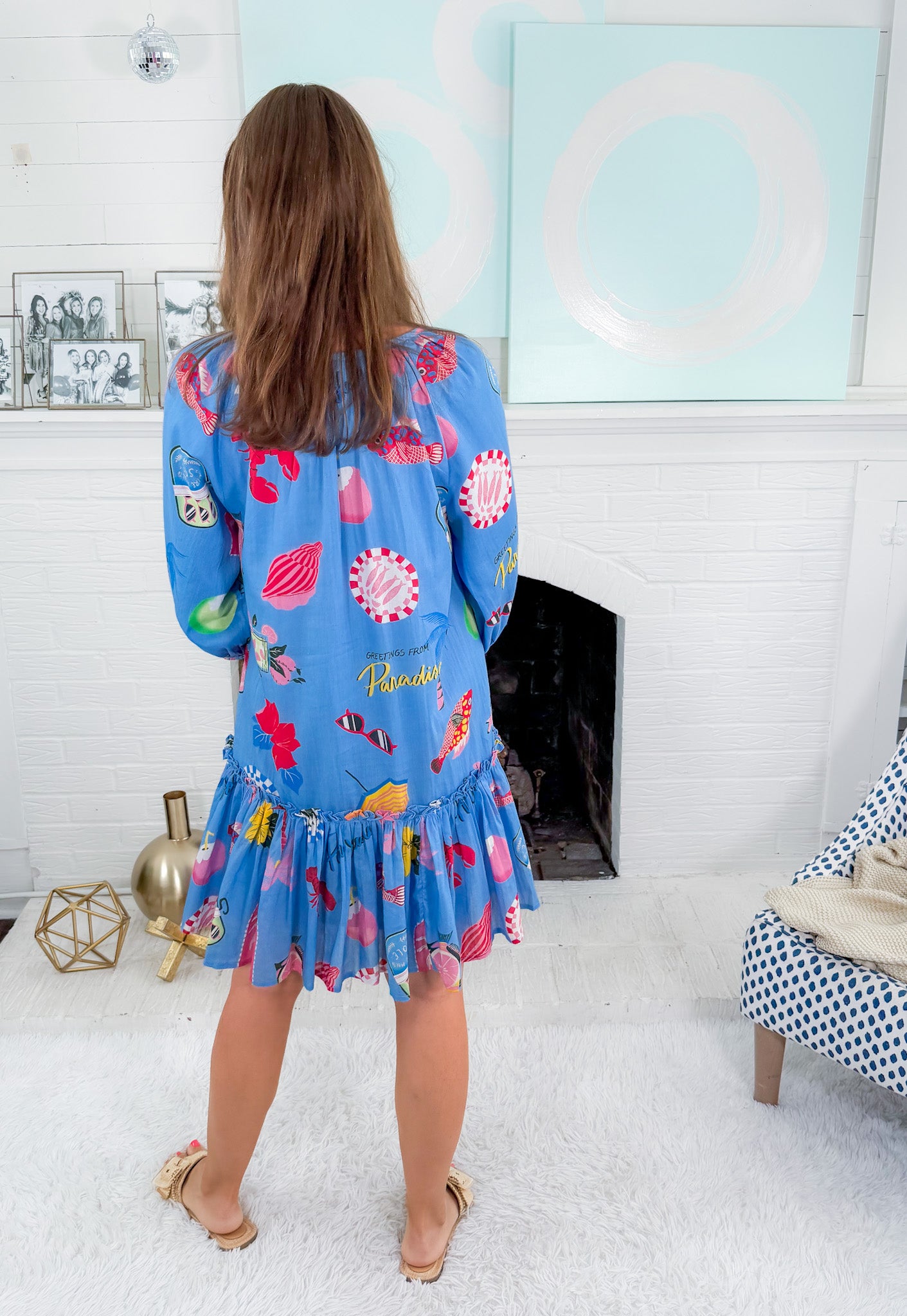 Lydia Coastal Icon Mini Dress Alden Adair